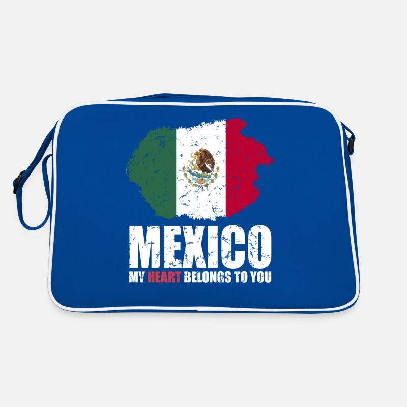 Mexico Flag Retro Bag