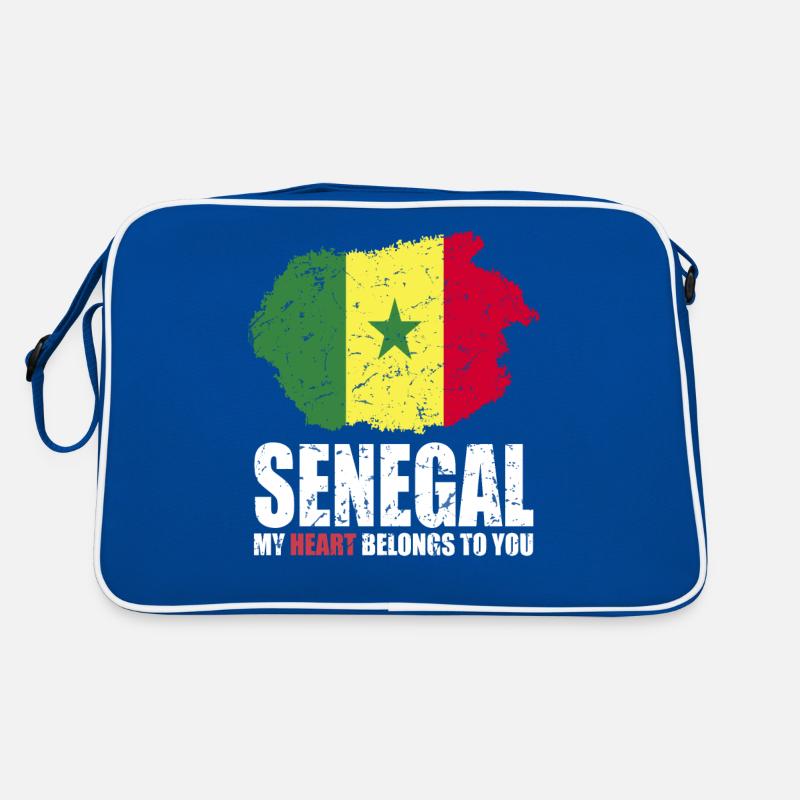 Senegal Flag Retro Bag
