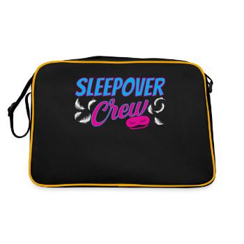 Soirée pyjama de l’équipe pour la nuit - Sac Retro - noir/or - Dos