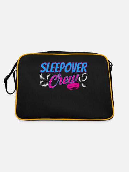 Soirée pyjama de l’équipe pour la nuit - Sac Retro - noir/or - Dos