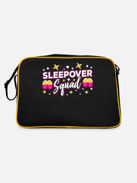 Overnight group overnight stay Sweet - Retro Bag - black/gold - Back