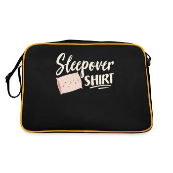 Soirée pyjama Soirée de chemise Nuit - Sac Retro - noir/or - Dos