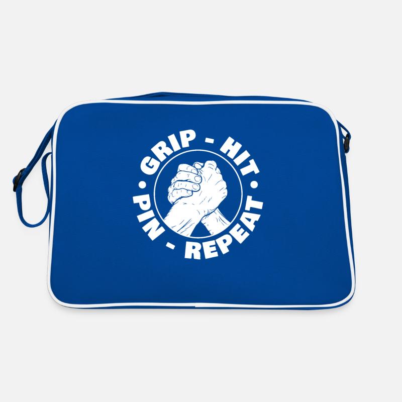 Pin Grip Hit Repeat pour Fan de Bras de Fer Sac Retro