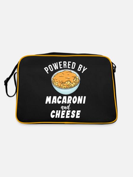 Snack Cheese Lover Cheese Gift - Sac Retro - noir/or - Dos