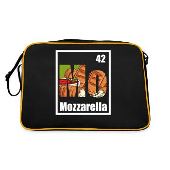 Bâtonnets de mozzarella - Sac Retro - noir/or - Dos