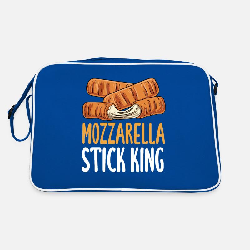 Mozzarella-Stick-König Retro Tasche