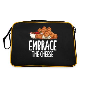 Étreindre le fromage - Sac Retro - noir/or - Dos