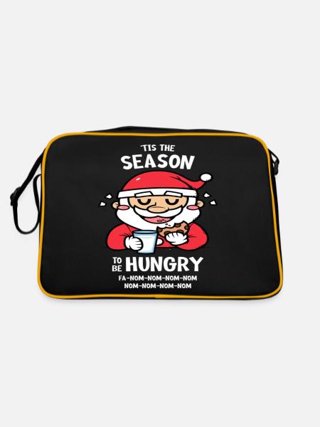 Christmas Hungry Season - Retro Bag - black/gold - Back
