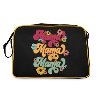 Mama Bear - Retro Bag - black/gold - Back