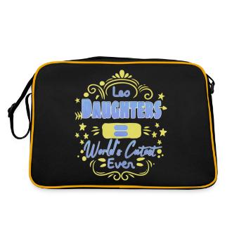 La citation de famille la plus mignonne de Leo Daughters World - Sac Retro - noir/or - Dos