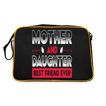 Mère Fille Meilleure Amie - Sac Retro - noir/or - Dos