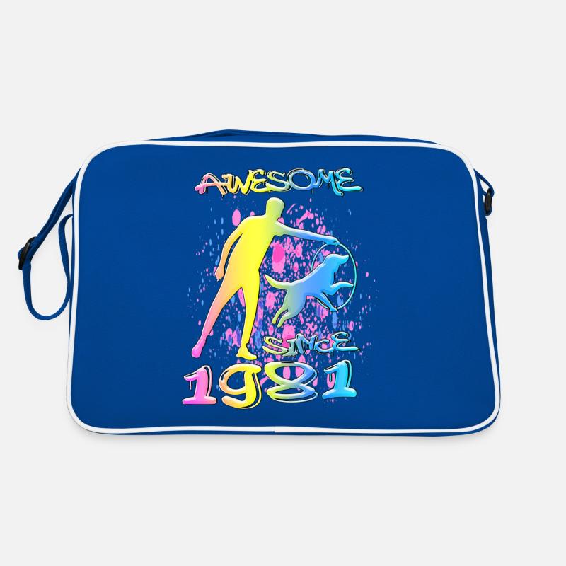 Awesome since 1981. Agility, Hundetraining Retro Tasche