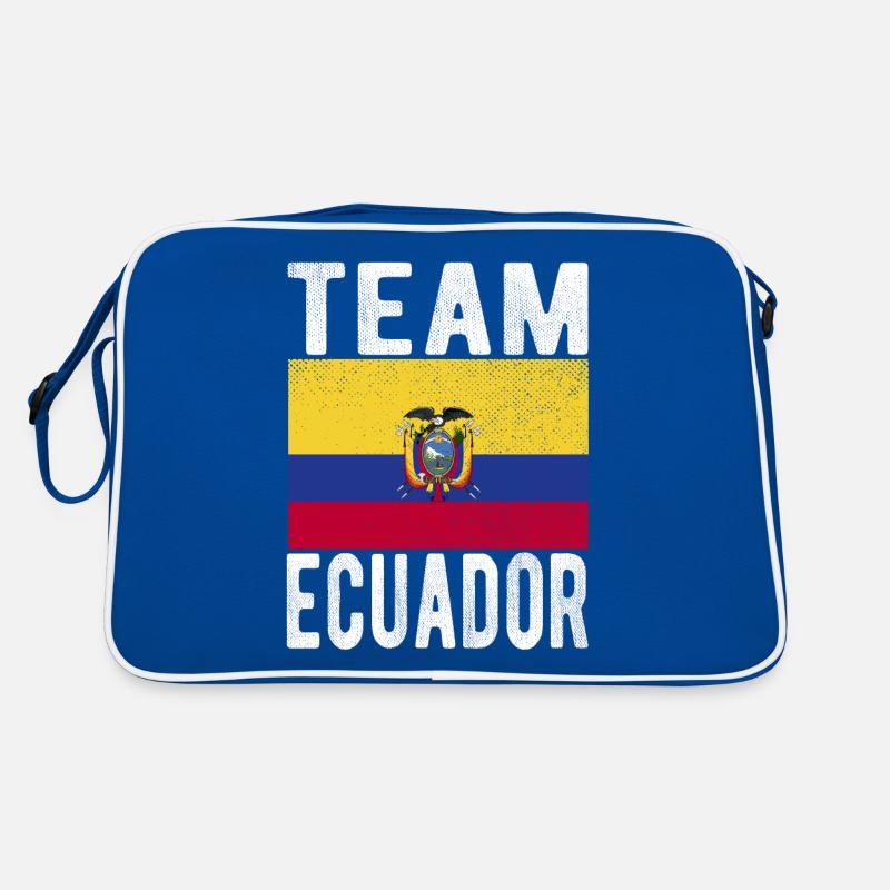 Ecuador Flag Retro Bag