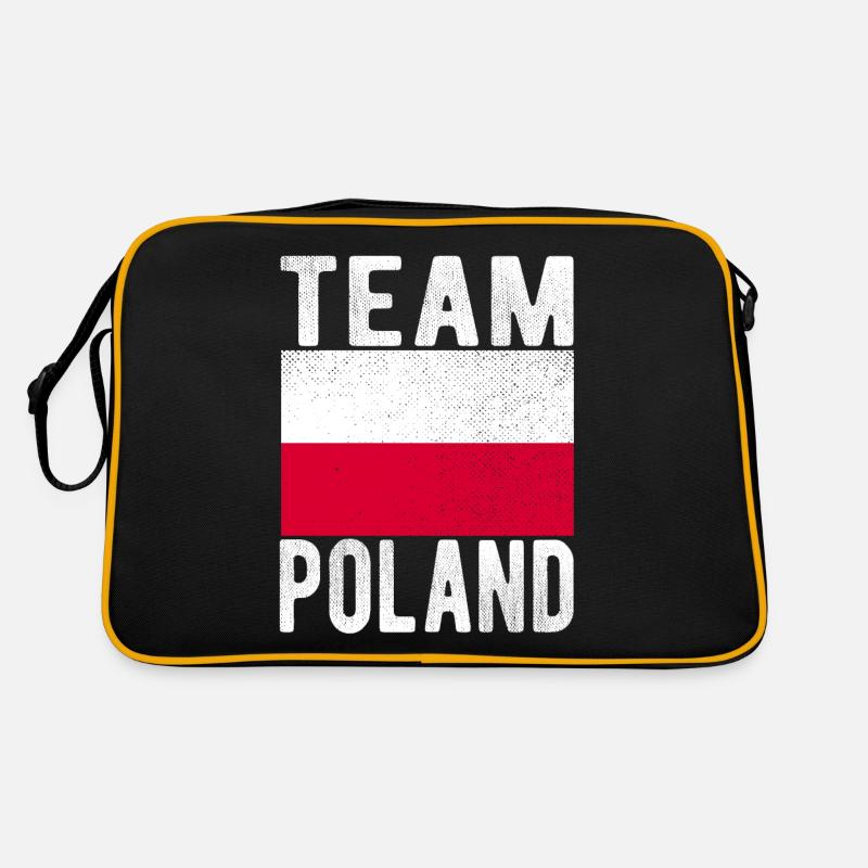 Poland Flag Retro Bag