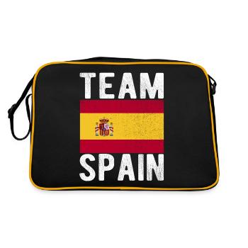 Drapeau de l’Espagne - Sac Retro - noir/or - Dos