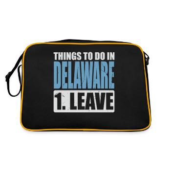 Mème Delaware - Sac Retro - noir/or - Dos