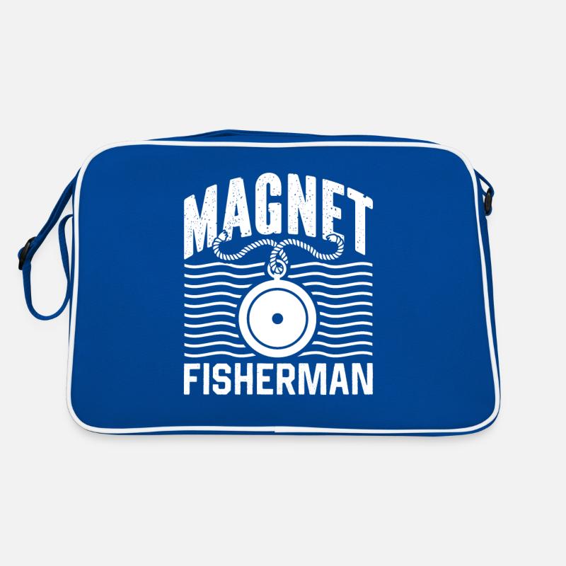 Magnetfischer Magnet Magnetfischen Retro Tasche