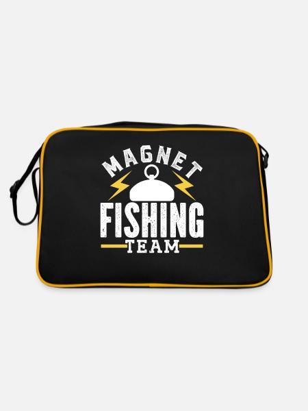 Magnet Fishing Team Magnet Fishing Magnet Fishermen - Retro Bag - black/gold - Back