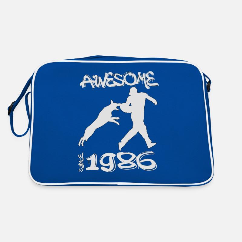 Awesome since 1986. Agility, Hundetraining Retro Bag