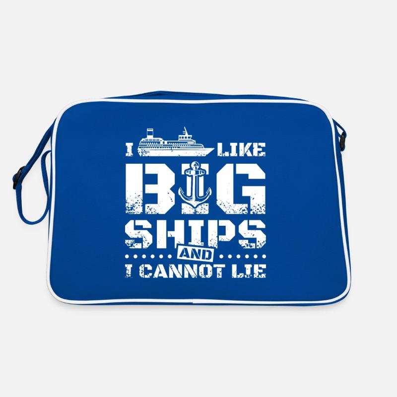 I like big ships and i cannot lie Retro Tasche