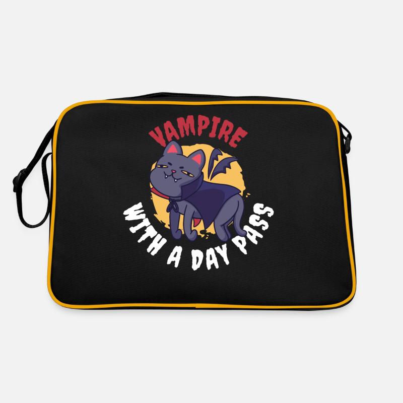 Vampire With A Day Pass Vampire Gift Retro Bag
