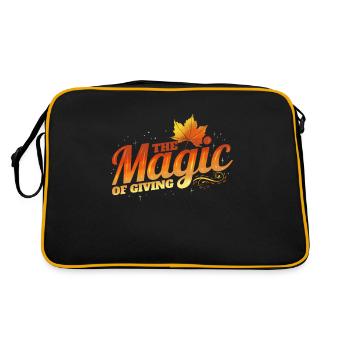 The Magic Of Giving Autumn Thanksgiving - Retro Bag - black/gold - Back