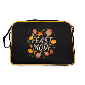 Cuisses de dinde n Mode festin de tarte à la citrouille activé - Sac Retro - noir/or - Dos