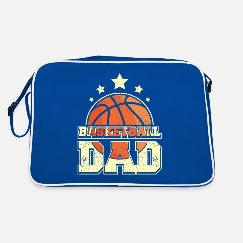 Basketball Daddy Father Dad Retro Tasche