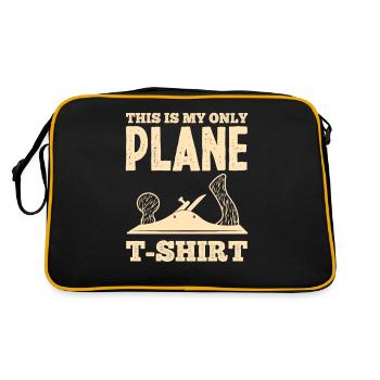 Hobel Schreiner pun - Retro Bag - black/gold - Back