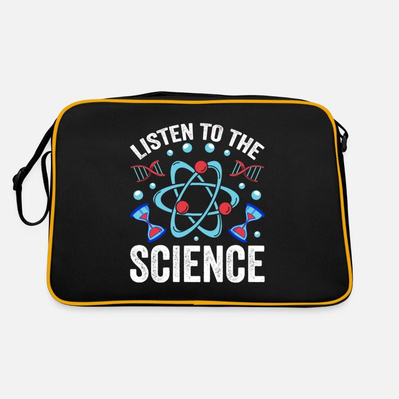 Listen to Science Scientists Science Retro Bag
