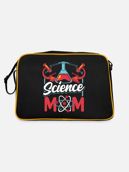 Science Mama Team Science Scientifiques - Sac Retro - noir/or - Dos