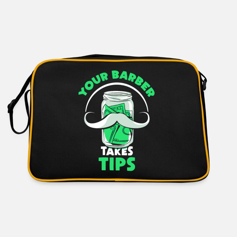 Votre coiffeur donnera un pourboire à Barbershop Barber Sac Retro