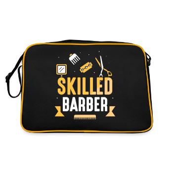 Barbier formé Barbier Barbershop Barbershop - Sac Retro - noir/or - Dos