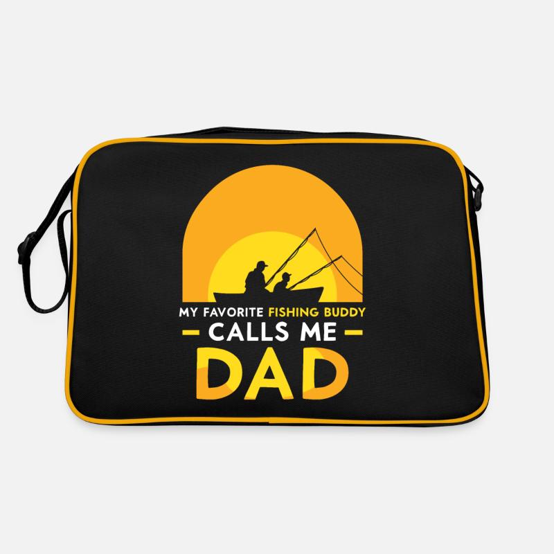 Mon compagnon de pêche préféré m’appelle papa pêche Sac Retro