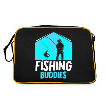 Fishing Friends Fishing Friend Fishing Friend - Retro Bag - black/gold - Back