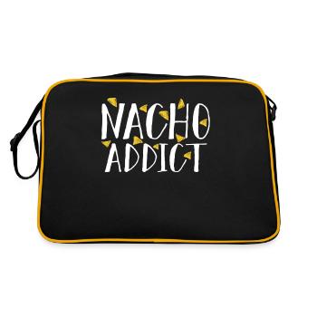 Nacho Lover Nacho Gift Mexican Food - Retro Bag - black/gold - Back