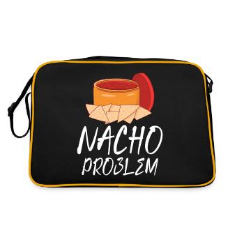 Nacho Lover Nacho Gift Mexican Food - Retro Bag - black/gold - Back