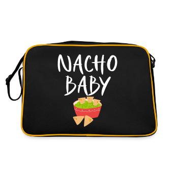 Nacho Lover Nacho Gift Mexican Food - Retro Bag - black/gold - Back