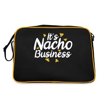 Nacho Lover Nacho Gift Mexican Food - Retro Bag - black/gold - Back