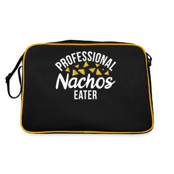 Nacho Lover Nacho Gift Mexican Food - Retro Bag - black/gold - Back