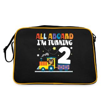 2 anniversaire All Aboard en tuning 2 2 ans - Sac Retro - noir/or - Dos
