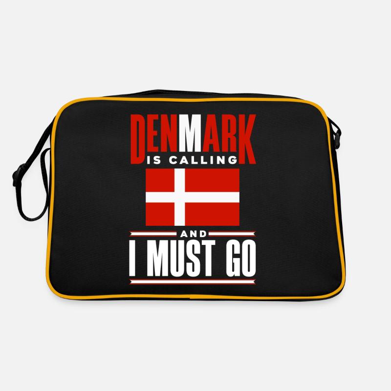 Danemark Drapeau Le Danemark appelle Sac Retro