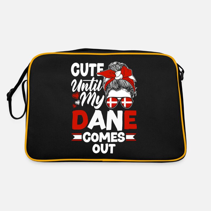 Danemark drapeau danois mignon jusqu’à ce que mon danois sorte Sac Retro