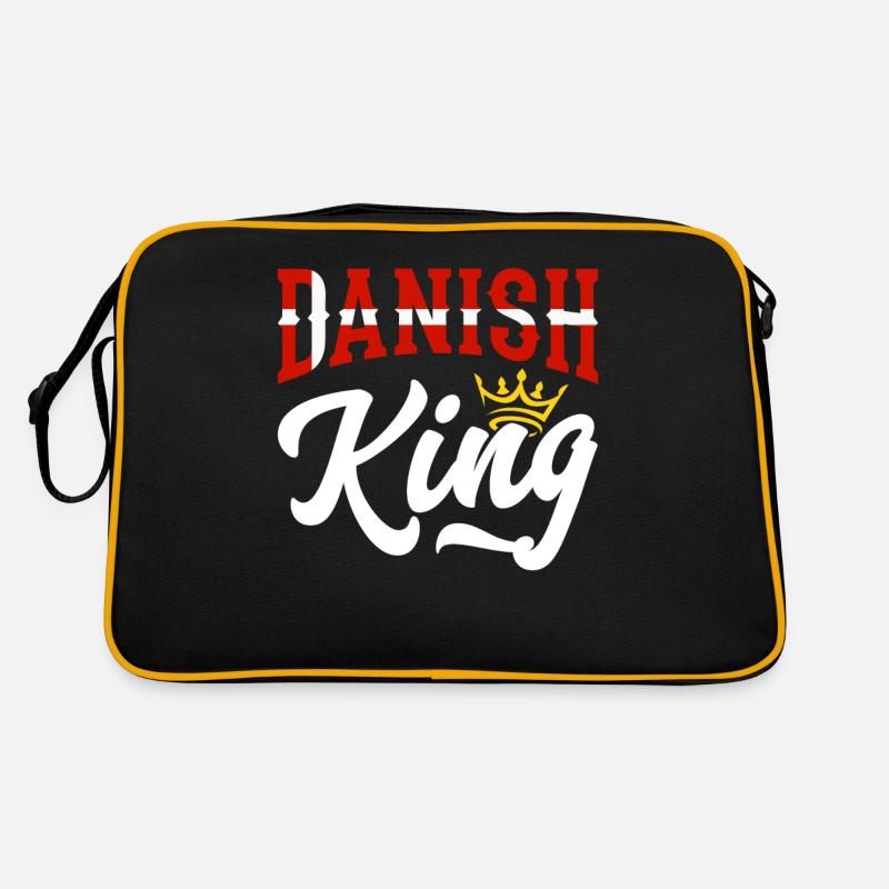 Roi du Danemark Danemark Danemark Drapeau du Danemark Sac Retro