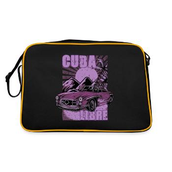 Cuba Libre Cuba Cadeau Classic Car La Havane - Sac Retro - noir/or - Dos