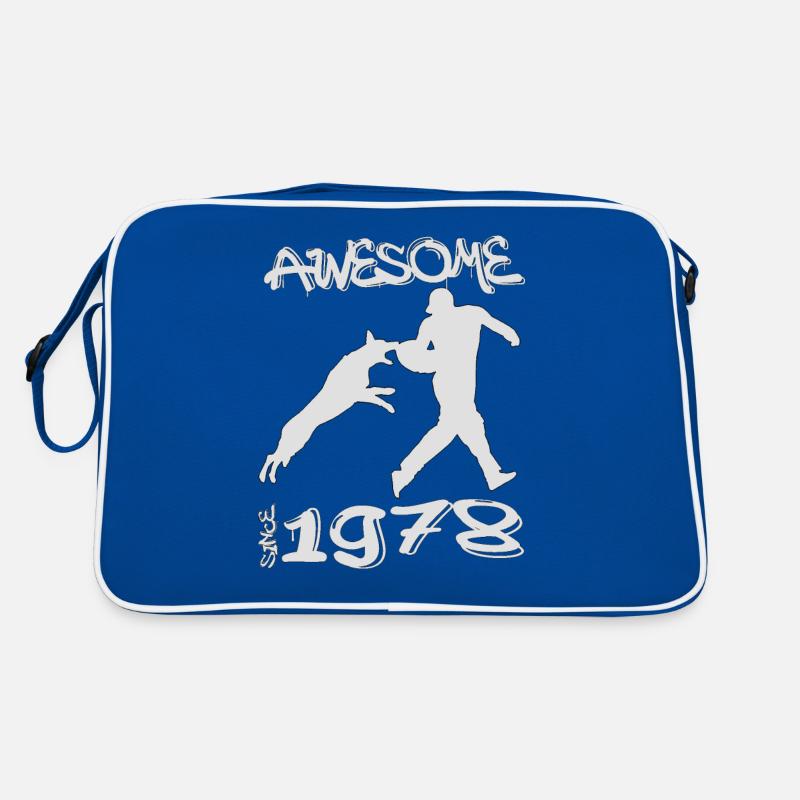 Awesome since 1978. Agility, Hundetraining Retro Bag