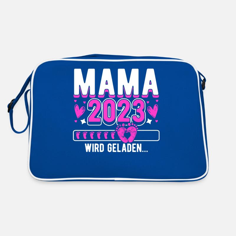 Mama 2023 Mutter werden in Schwangerschaft Baby Retro Tasche