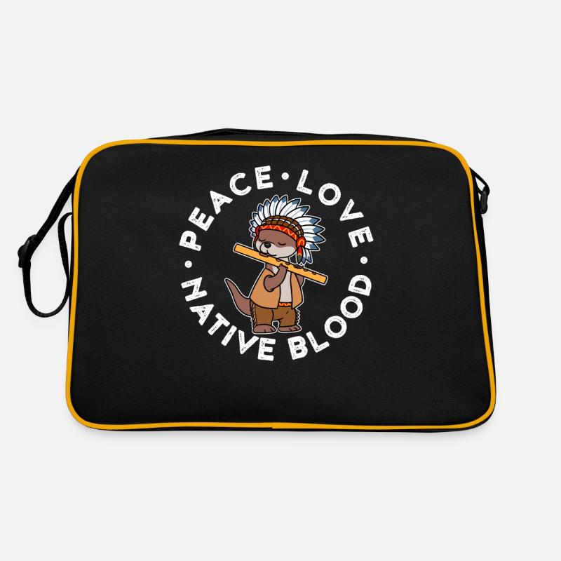 Native Blood Native Americans Gift Retro Bag