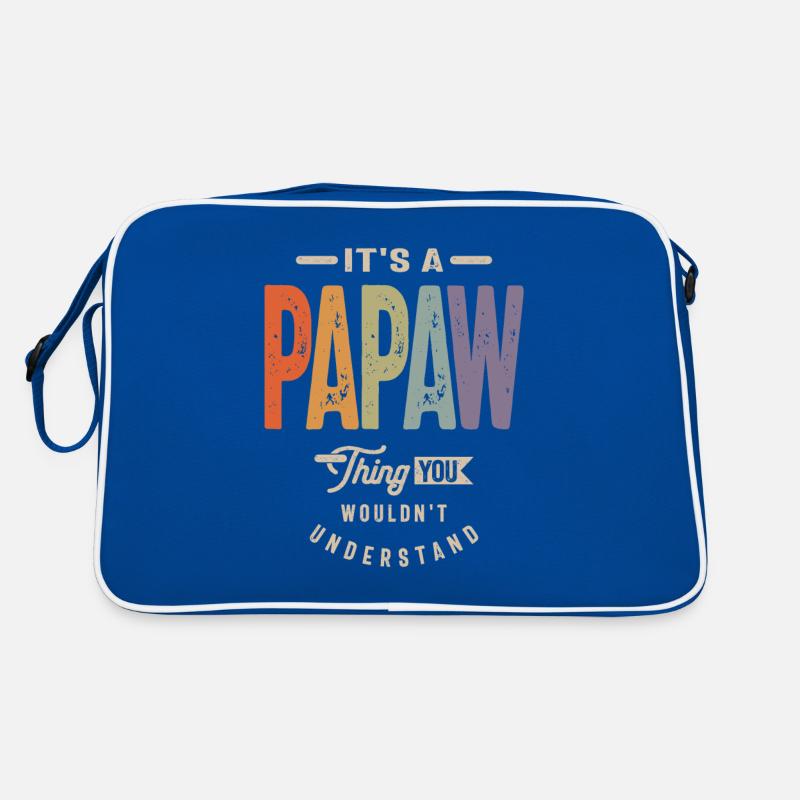 Mens It's a Papa Thing Funny Dad Opa Retro Tasche