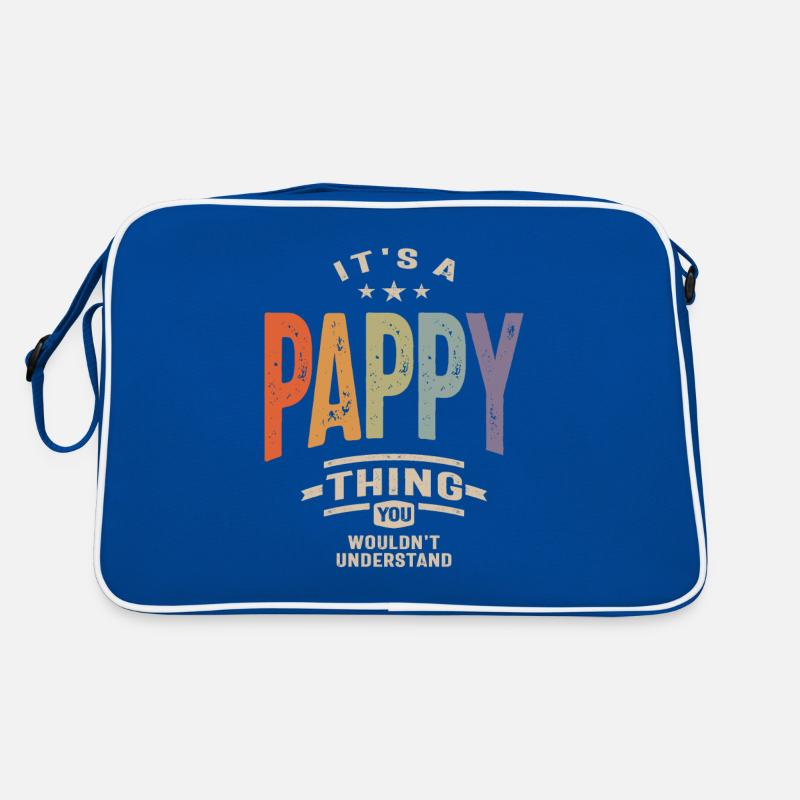 Mens It's a Pappy Thing Funny Dad Opa Retro Tasche